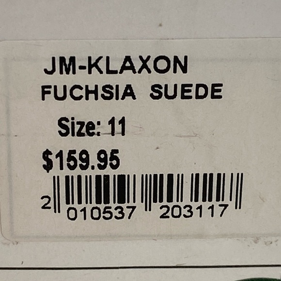 SOLD - Jo Mercer - Fuchsia Suede Shoes - Picture 6 of 6